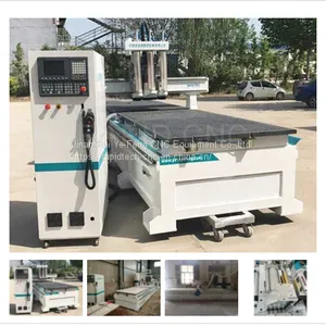 Pneumatic Type ATC CNC Router With Double Working Position 3 Axis Cnc Machine thumbnail-1