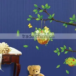 2016 New Style Custom Colorful Lovers/animals/flowers/home Decoration Decals Adhesive Wall Stickers Labels Decoration thumbnail-3