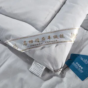Luxury Cashmere Silk Quilt Double Velvet Winter Bedding for Hotel thumbnail-3