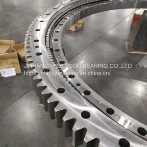 Offer 013.32.1405 Four Point Contact Ball Slewing Bearing With Internal Gear 1525X1235X119mm thumbnail-2