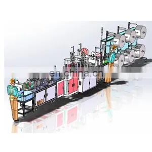 FFP2 FFP3 N95 Face Mask Making Machine High Speed Fully Automatic Machine thumbnail-2