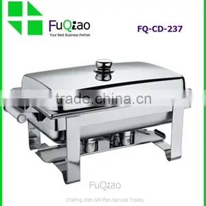 Low Price Best Selling Rectangle Stainless Steel Buffet Chafing Dish thumbnail-1