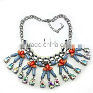 2015 Wholesale Factory Popular Cheap Resin Flowers for Jewelry, Fashion African Beads Jewelry Set thumbnail-4