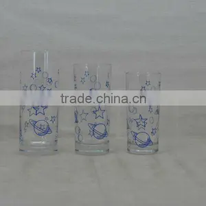 Machine Made Shot Glass With Valentine Decal thumbnail-1