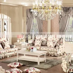 Floral Fabric Sofa Cheap Living Room Sofa for Sale Living Room Furnitrue Sofa thumbnail-1