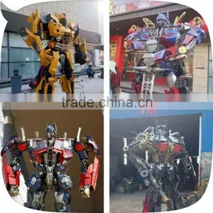 New Modern Sculpture High Quality Fashion Urban Garden Landscape Sculpture Jetfire thumbnail-2