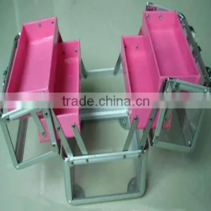 2013 New Design Acrylic Carry Case Makeup Box Sample Carry Case thumbnail-1