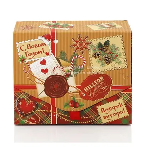 Kraft Paper Packaging Food Salad Pie Boxes Cookie Boxes thumbnail-1