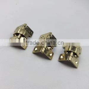 Small Yellow Zinc Jewellery Box Concealed Hinge thumbnail-1