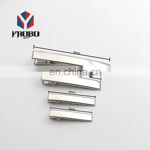 Fashion High Quality Metal Alligator Rectangle Hair Clip thumbnail-2