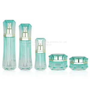 50g Hexagonal Cream Bottle 40ml Full Cover Liquid Foundation Glass Bottle 120ml Hexagonal Press Lotion Bottle thumbnail-5