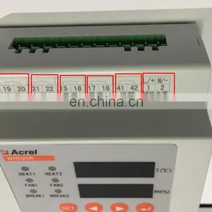 DIN Rail Digital Temperature Humidity Control Meter WHD20R-22 Measuring 2 Channel Temperature & Humidity thumbnail-4