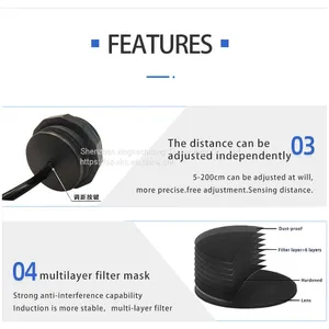 XKC-KD200 Active Type Pir Motion Sensor for Led Strip/Smart Trash Can/Security Alert/Induction Water Dispenser/Automatic Shower thumbnail-1
