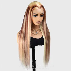 150% Density Straight Heir Lace Front Wig Human Hair Wigs 13X4 Lace Front Wig thumbnail-5
