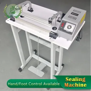 Impulse Heat Sealer Portable Sealing Machine Balloon Heat Sealer Machine Mylar PP Plastic Bag Sealer Food Film Manual Pressure Sealer Heavy Duty Sealing Machine Hand Held Heat Sealer thumbnail-4