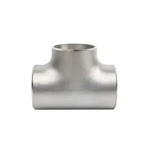 Butt-Welding Steel Pipe Stainless Equal Tee Pipe Fittings thumbnail-1