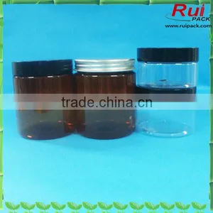 Amber PET Jar, Clear Amber Color PET Jar, Plastic Black Color PET Amber Jar thumbnail-2