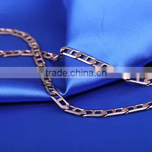 Chains Necklaces Type Simple Link Chain Jewelry Chain Decorative Chain Coffee Gold Plated Necklace thumbnail-4