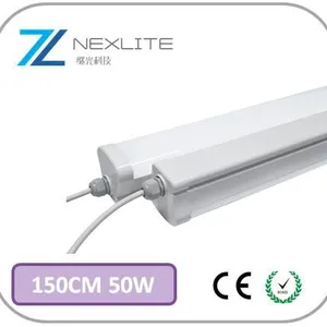 Regleta LED Estanca 150cm 50W Waterproof LED Batten Light IP65 0-10V DALI Tri Proof Fixture thumbnail-1