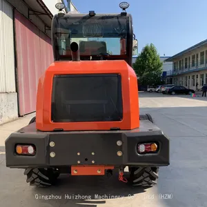 Europe Type COMPACT HZM812 1.2TON MINI WHEEL LOADERS WITH EURO5 ENGINE thumbnail-3