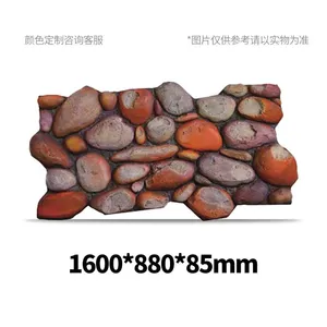 Premium Modern 3D Indoor Outdoor PU Faux Stone Wall Panel Classic Original Natural Texture for Villa Home Hotel Exterior thumbnail-5
