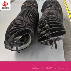 Fireproof and Flame-retardant Flange-connected Telescopic Dust Cover thumbnail-5