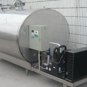 3000L Horizontal Type Milk Cooling Tank for Dairy Plant thumbnail-5