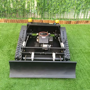 Hybrid Self-Powered Dynamo Blade Rotary Remote Control Lawn Mower on Tracks thumbnail-2