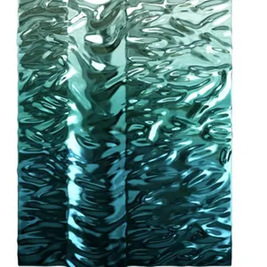 Fashion Store DecorationMetal Bending ProcessMetal Abstract Wall Panel thumbnail-1