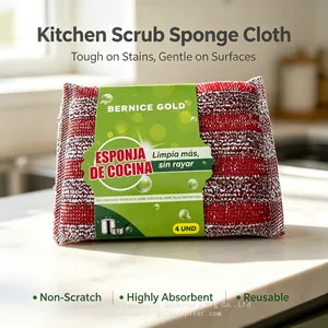 Factory Bulk Dish Sponges Dual Sided Kitchen Sponges for All Surfaces thumbnail-4