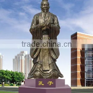 Outdoor Bronze/copper Famous People Sculpture --Thinker/ideologist Confucius thumbnail-1