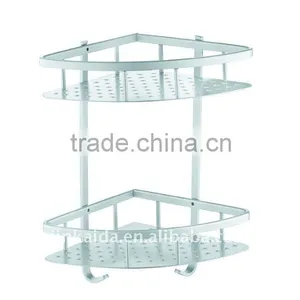 Aluminum Bath Rack Bath Shelf With Hooks L18-8-2d thumbnail-1