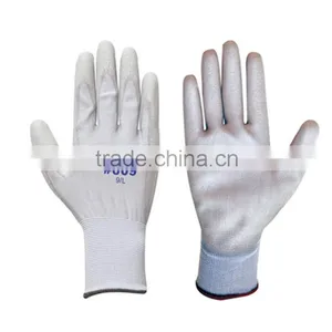 Nylon pu Coated Hand Gloves/ PU Coated Working Gloves thumbnail-4