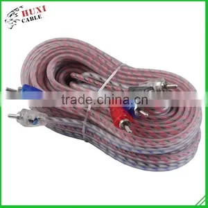 Haiyan Huxi China Supplier Fashion Design Useful Japan Video 10 Pin Mini Din To L Shape Rca Audio Video Cable thumbnail-1