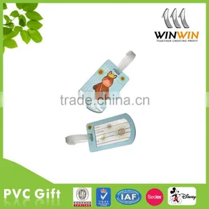 2016 Hot Sale OEM Wholesale 3D Fine Quality Soft PVC Luggage Tag thumbnail-4