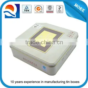 Bespoke Large Metal Square Tin Box thumbnail-1
