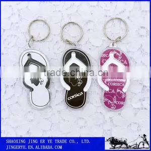 Customized Floating Flip Flop Plastic Key Chain thumbnail-1
