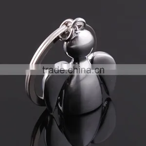 Robot Zinc Alloy Ultra Marines White Doll Pendant Metal Keychain thumbnail-3