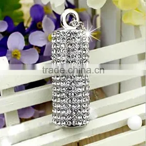 8GB Jewelry Crystal Lipstick Model USB Flash Drive 2.0 Pen Stick Flash Memory thumbnail-2