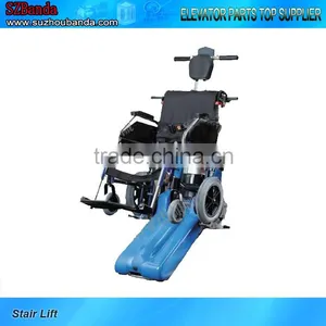 Stair Climbing Assist for Disabled/Foldable Incliend Wheel Chair Lift thumbnail-1