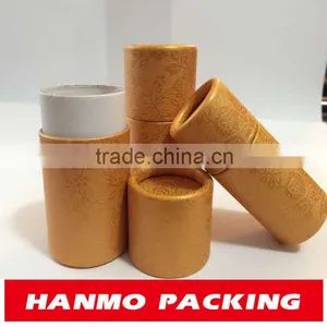 High End Small Paper Tube With Decorative Pattern for Tea / Powder thumbnail-1