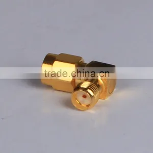 SMA Right Angle Male and Female Electrical Brass Connector thumbnail-2