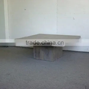 Antique Furniture Simple Small Sqare Grey Coffee Table thumbnail-1