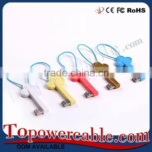 Short Micro 2.0 USB Charging Cable For Samsung Smart Phone Sata Charging Cords thumbnail-3