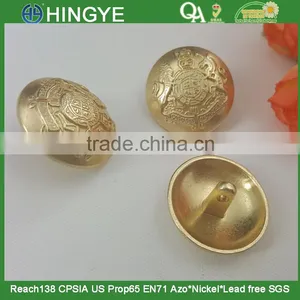 Lion Logo Metal Shank Button thumbnail-1