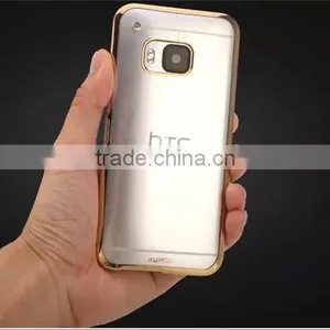 XUNDD Jazz Series Clear Electroplating TPU Case For HTC M9 Soft Back Cover For HTC M9 MT-4081 thumbnail-1