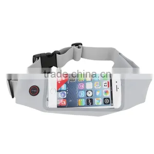 ROCK Original Universal Running Belt Bag Touchable Window Sweatproof Fluorescence Sport Bag for 6inch Mobile Phone thumbnail-3