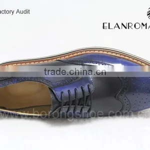 Wholesales Men Casual Leather Flat Sole Leather Shoes for Men thumbnail-6