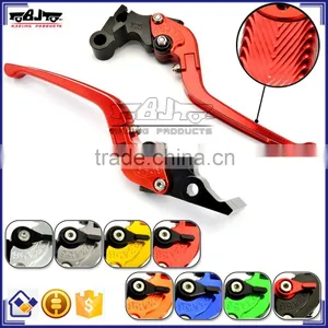BJ-LS-008 Top Quality Custom CNC Folding Motorcycle Brake Clutch Lever for Yamaha FZ8, MT-07/FZ-7 thumbnail-1