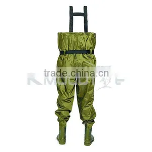 CHN-81202 Adjustable Suit Fishing Waders Tackles Green Fishing Wader Boots thumbnail-1